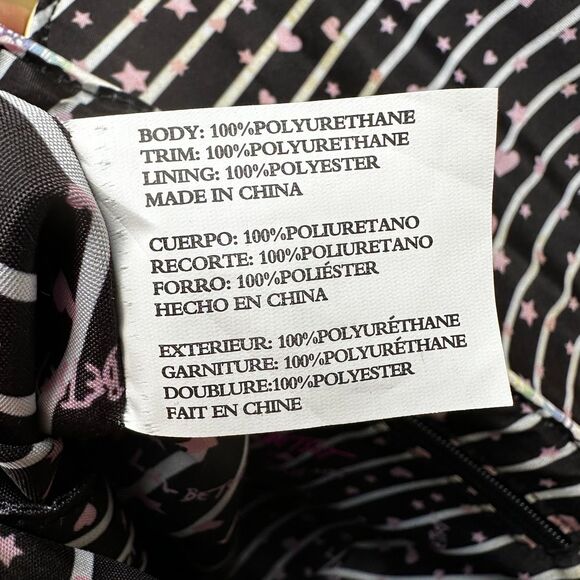 Betsey Johnson Luv Pastel Rose Butterfly White Crossbody Snap Handbag Y2K Spring - Picture 13 of 13